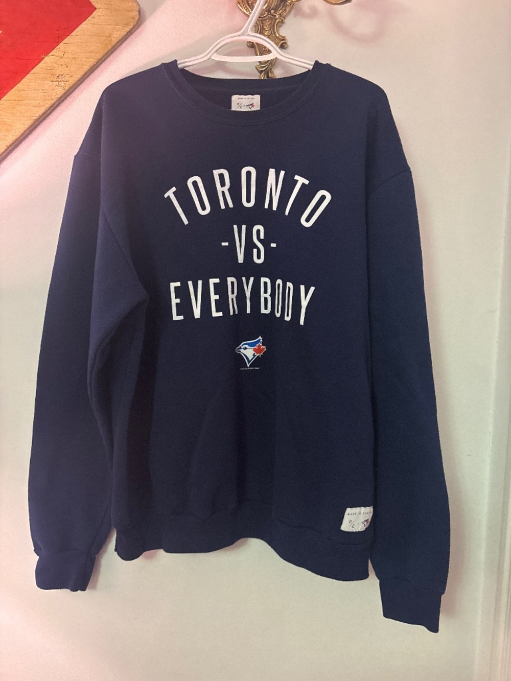 Peace Collective made in Canada Toronto vs Everybody Blue Jays licensed XXL